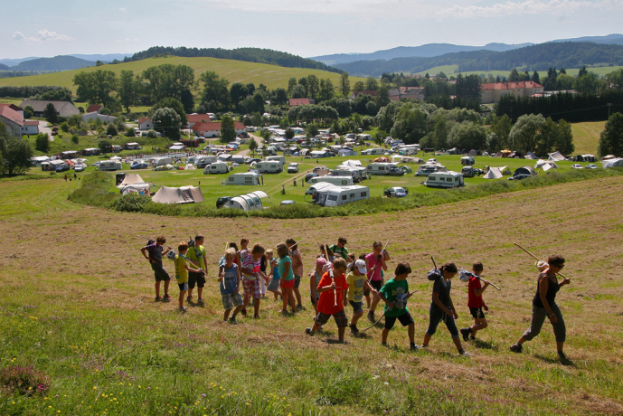 Kinderanimatie camping Chvalsiny