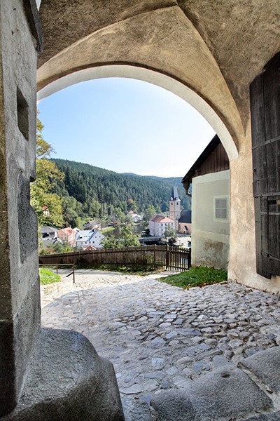 Poort kasteel Rozmberk