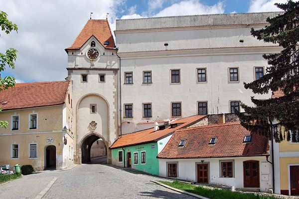 Poort Kasteel Jindrichuv Hradec