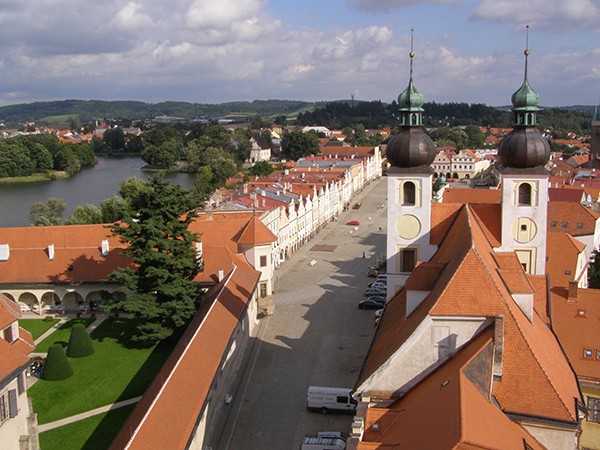 Telc vanaf de toren