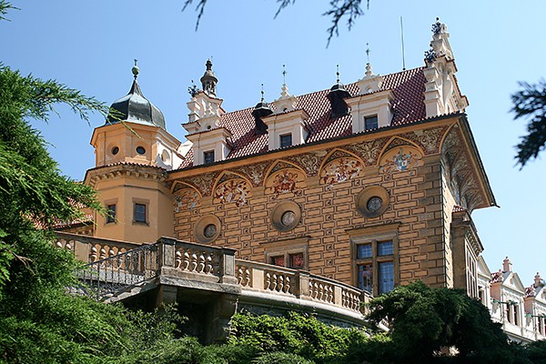 Kasteel Pruhonice Praag