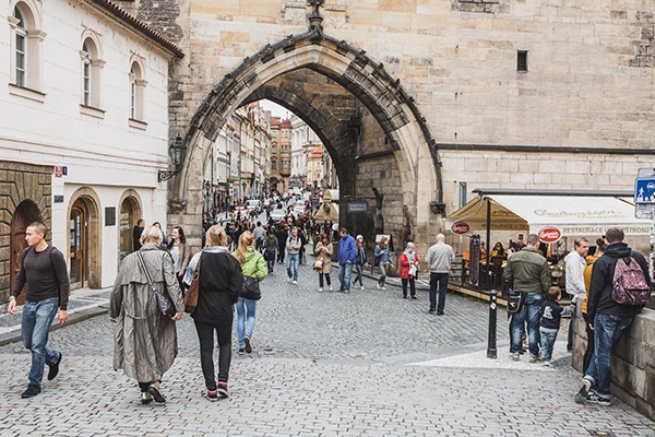 Ingang wijk Mala Strana Praag