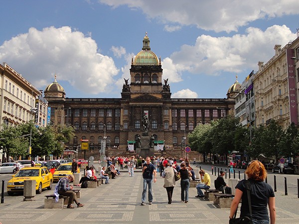 Nationaal museum Wenceslasplein Praag