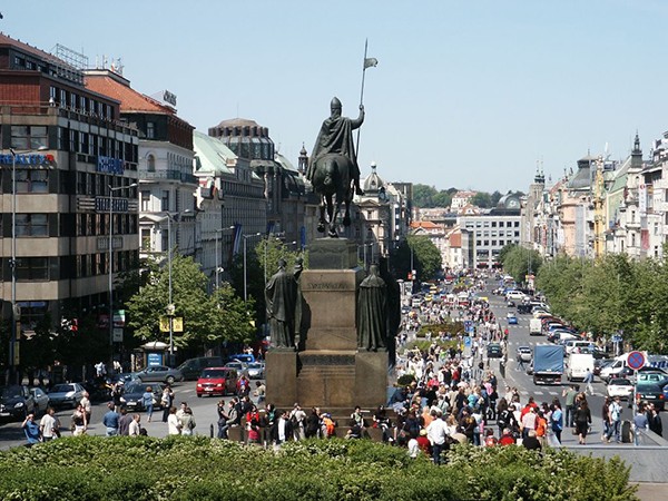 Wenceslasplein Praag