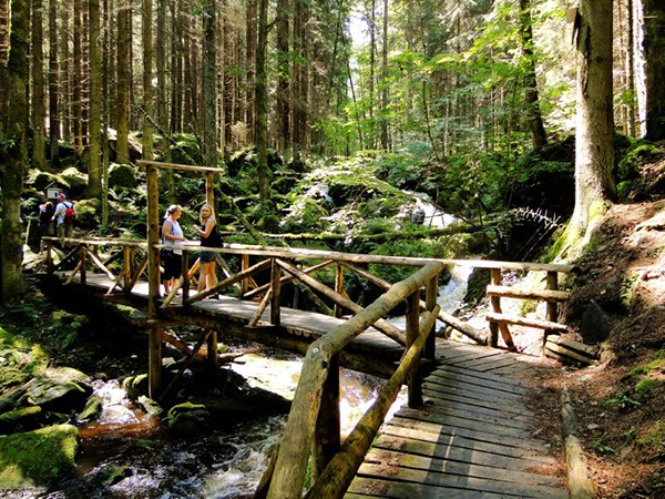 Wandelen Vyssi Brod Tsjechie