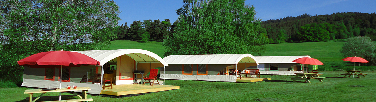 Luxe tunneltent te huur in Tsjechie